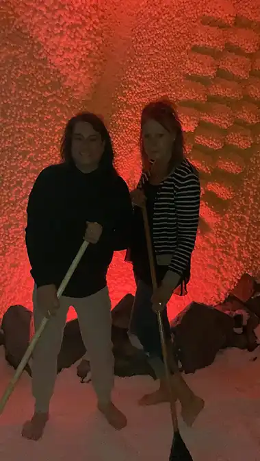 Smiling Guest After Session